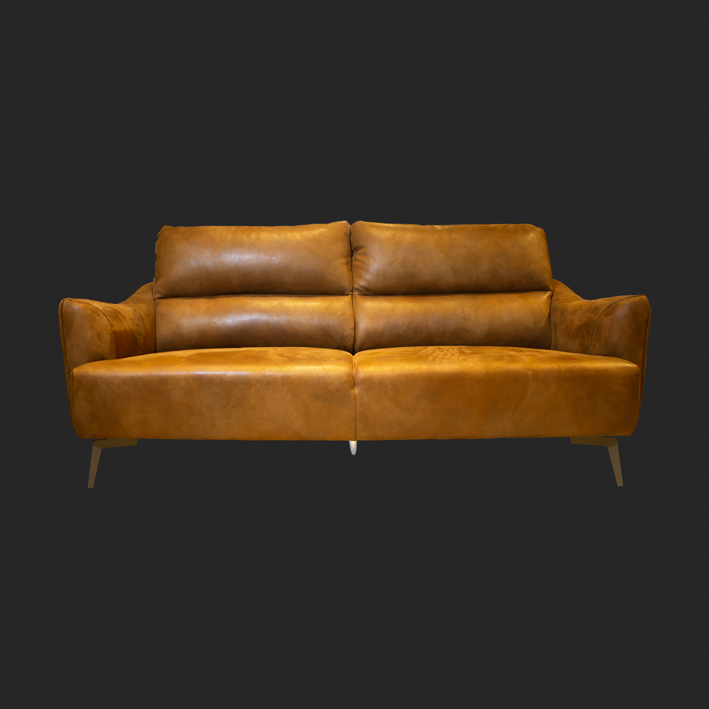 Italian Cowhide Leather Sofa – The Furniture Boutique