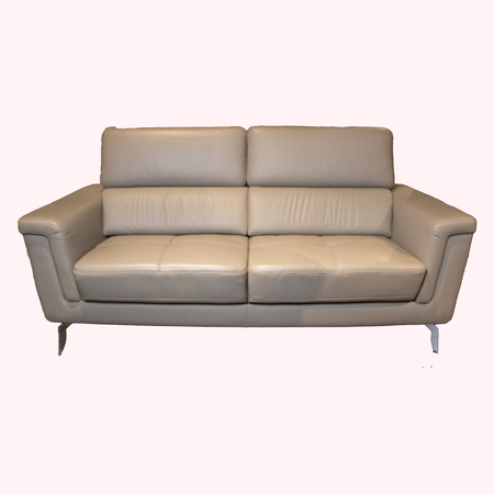 Platinum Luxe Leather Sofa